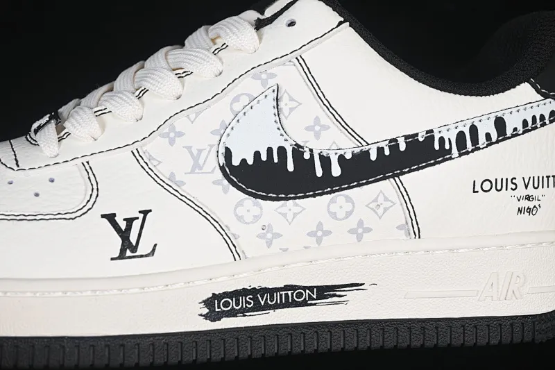 All categories Nk Air Force 1 Air Force series Nk Air Force 1 Low Air Force low-top Nike Air Force 1'07 Low Classic white and black color Air Force 1 low-top casual sneakers KG6699-F31